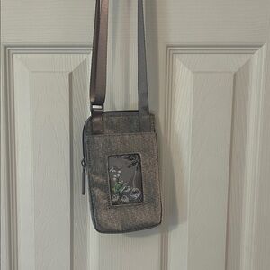 Vera Bradley Gray Crossbody Bag